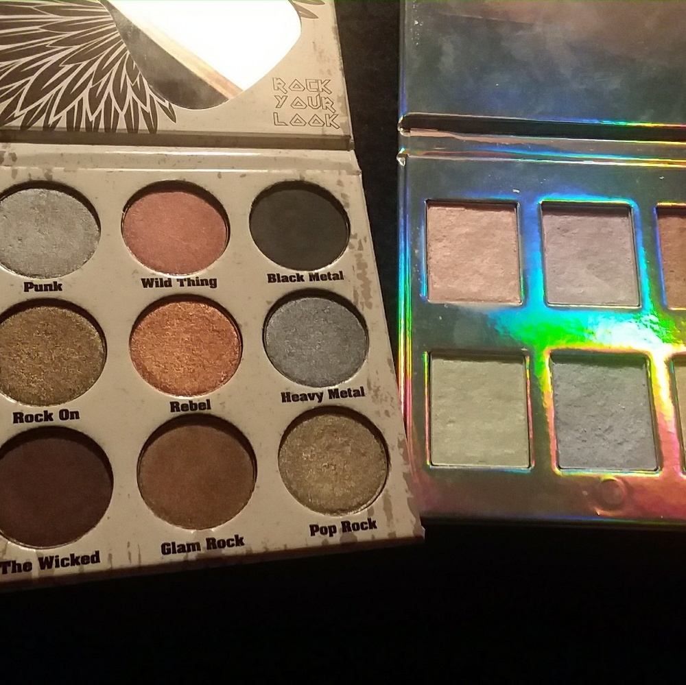 Crown brushes and naked cosmetics highlight